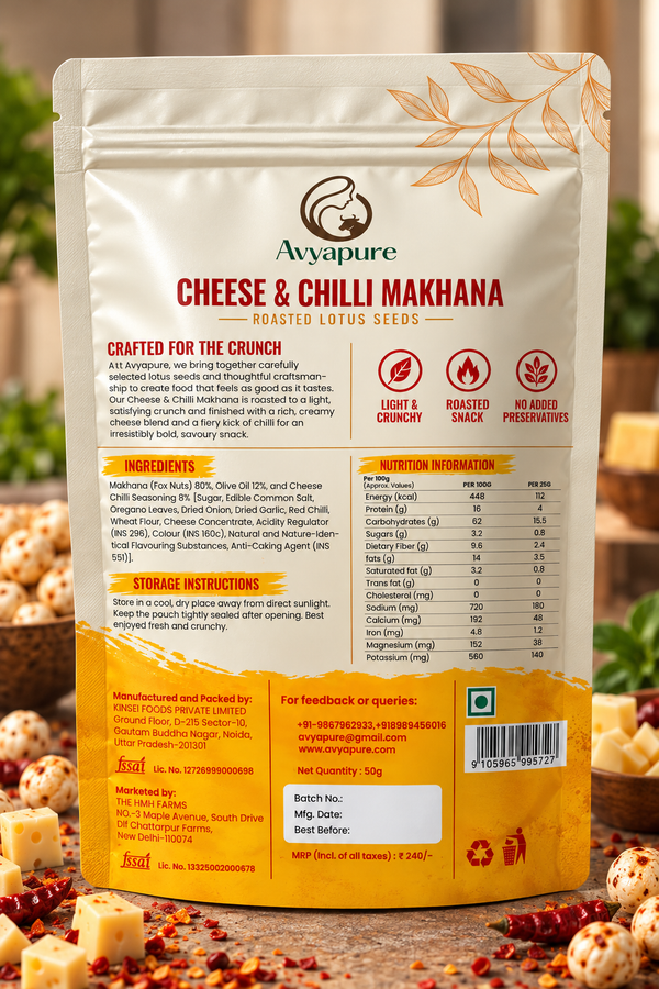 Cheese chilli Makhana