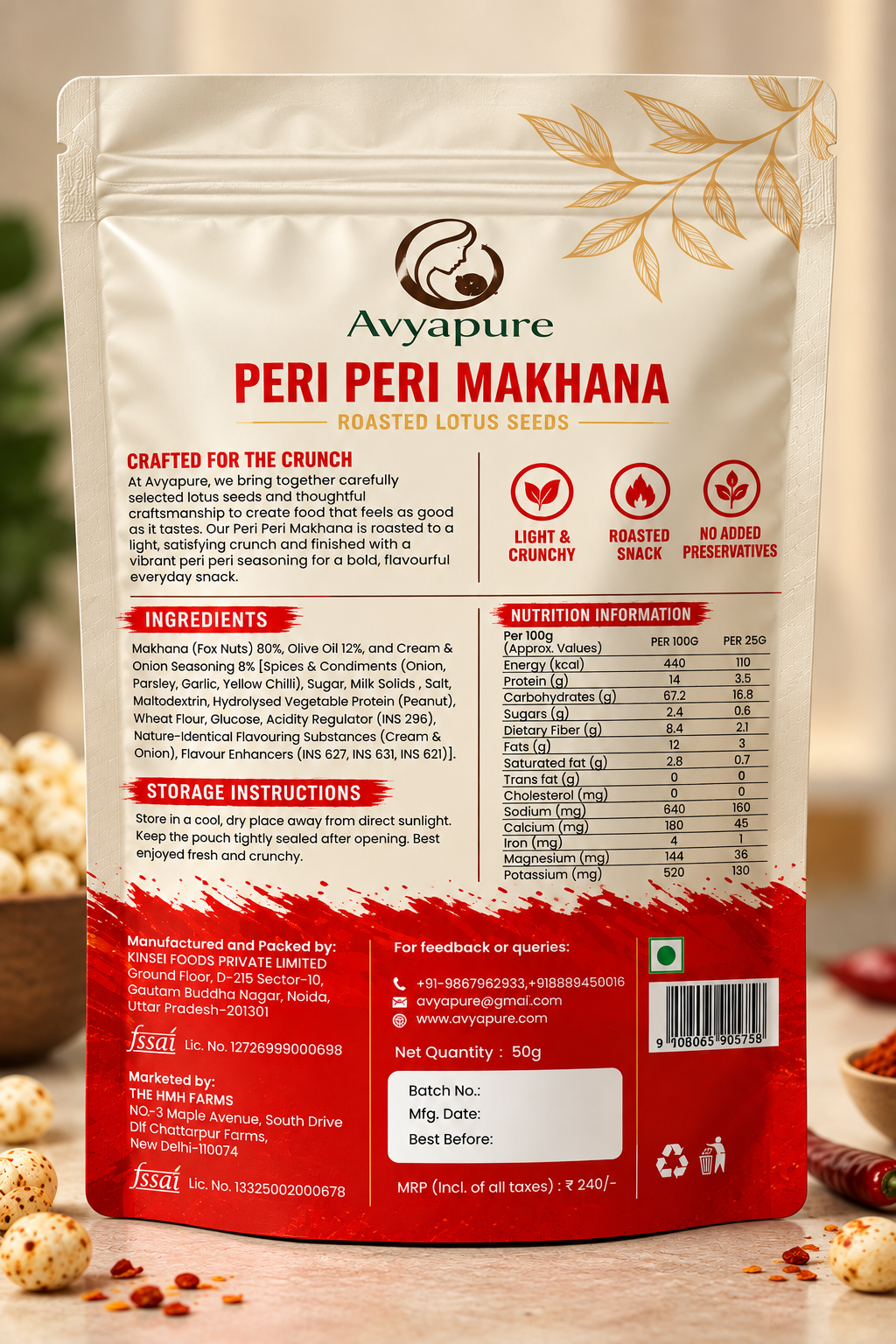 Peri Peri Makhana